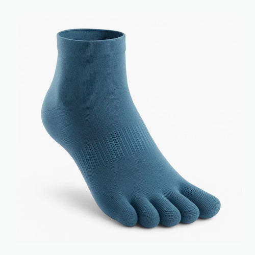 Chaussettes Foulée Running Coolmax bleu marine, chaussettes running 5 orteils